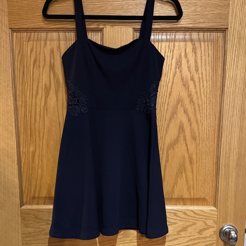 Elegant Navy Blue Dress